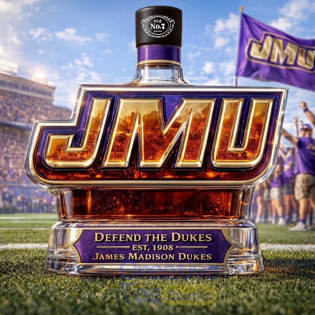 James Madison Dukes ‘Defend The Dukes’ Whiskey Bottle