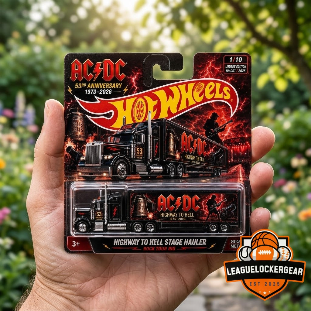 AC/DC 53rd Anniversary Highway to Hell Hot Wheels Stage Hauler