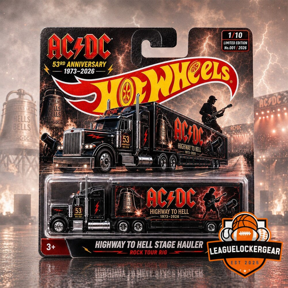 AC/DC 53rd Anniversary Highway to Hell Hot Wheels Stage Hauler