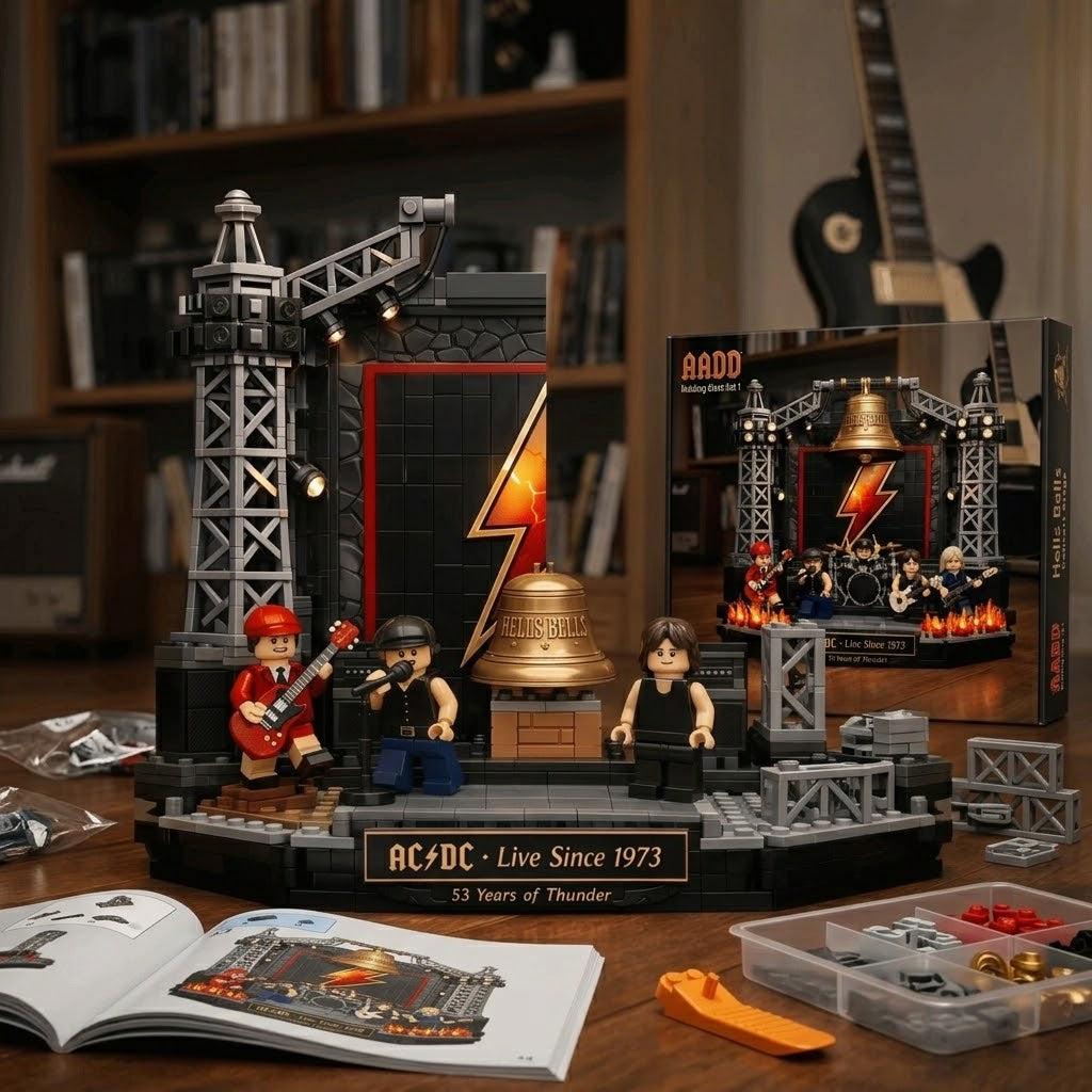 AC/DC Hells Bells 53 Years of Thunder Brick Set