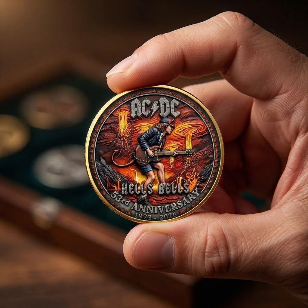 AC/DC Hells Bells 53rd Anniversary 1973-2026 Commemorative Coin
