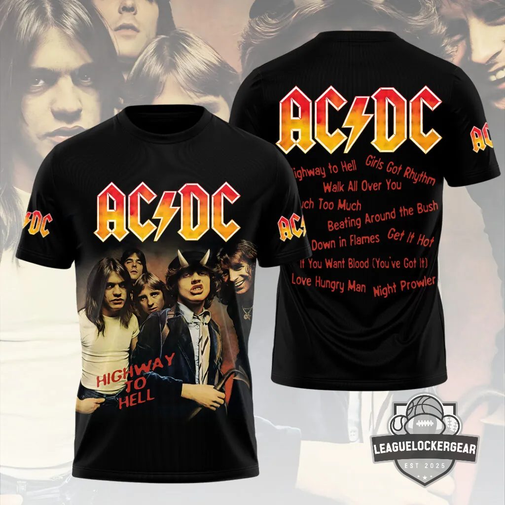AC/DC Highway to Hell 3D T-Shirt