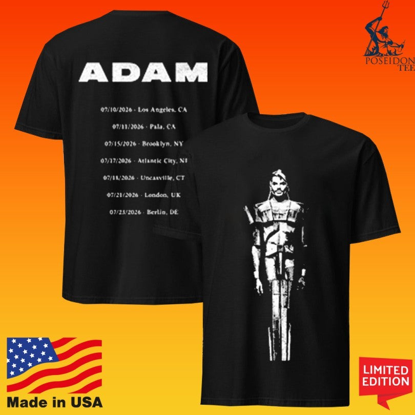 Adam Lambert Adam Album Release Tour T-shirt