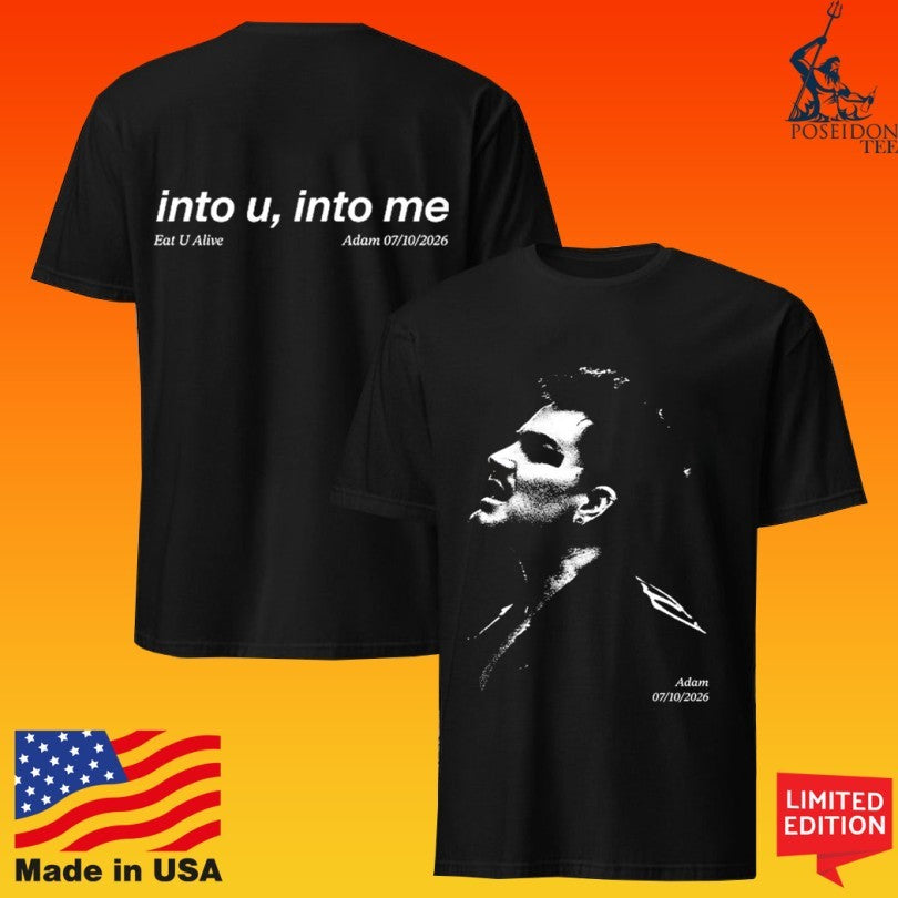 Adam Lambert Into U Into Me Portrait T-shirt