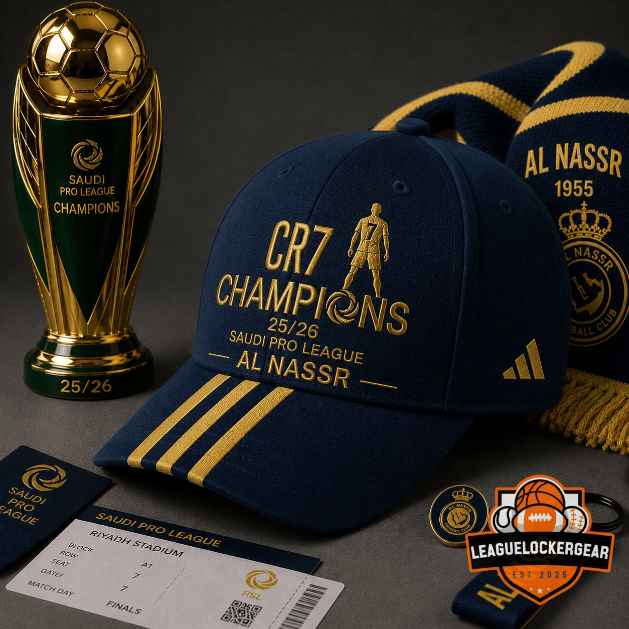CR7 Champions 25/26 Saudi Pro League Baseball Cap