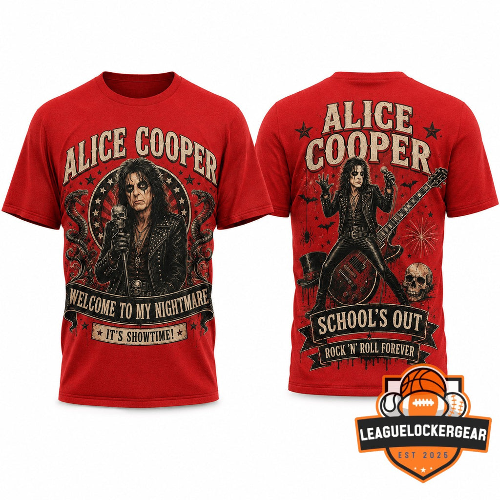 Alice Cooper Welcome To My Nightmare 3D T-Shirt