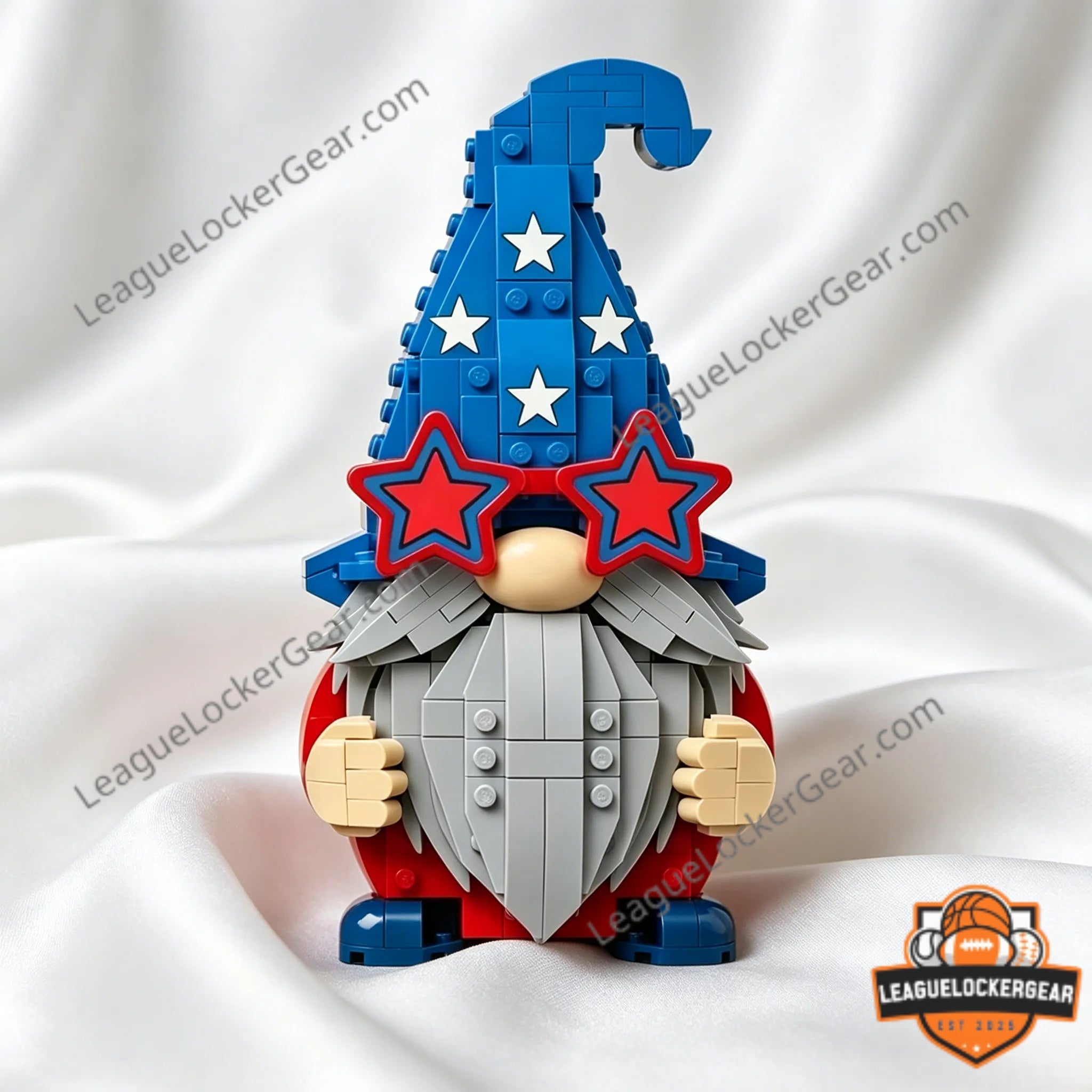America 250th Anniversary Gnome Building Block Set