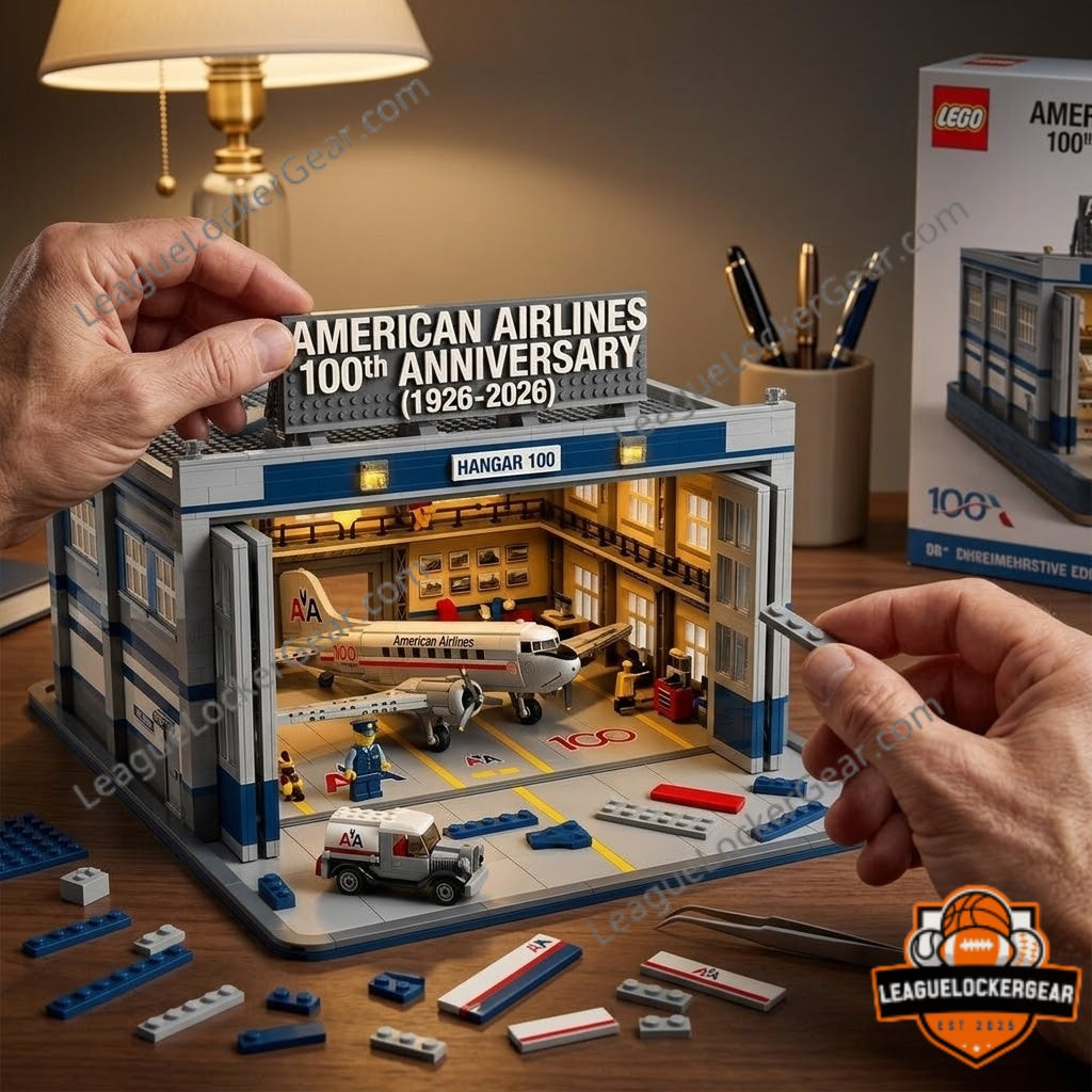 American Airlines 100th Anniversary Hangar 100 Building Set