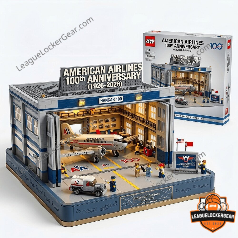 American Airlines 100th Anniversary Hangar 100 Building Set