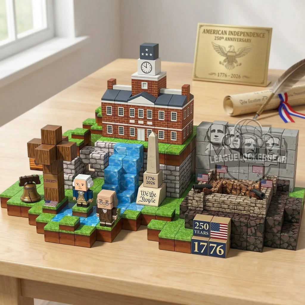 American Independence 250th Anniversary 1776-2026 Building Block Set