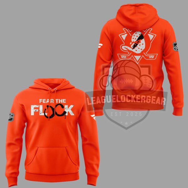 Anaheim Ducks Fear The Flock Playoffs 2026 Hoodie