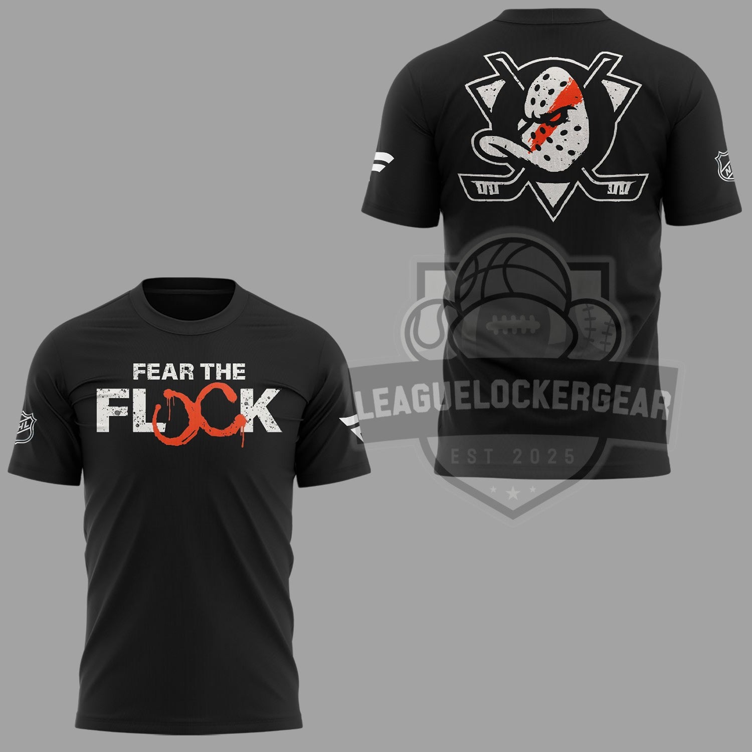 Anaheim Ducks Fear The Flock Playoffs 2026 T-Shirt