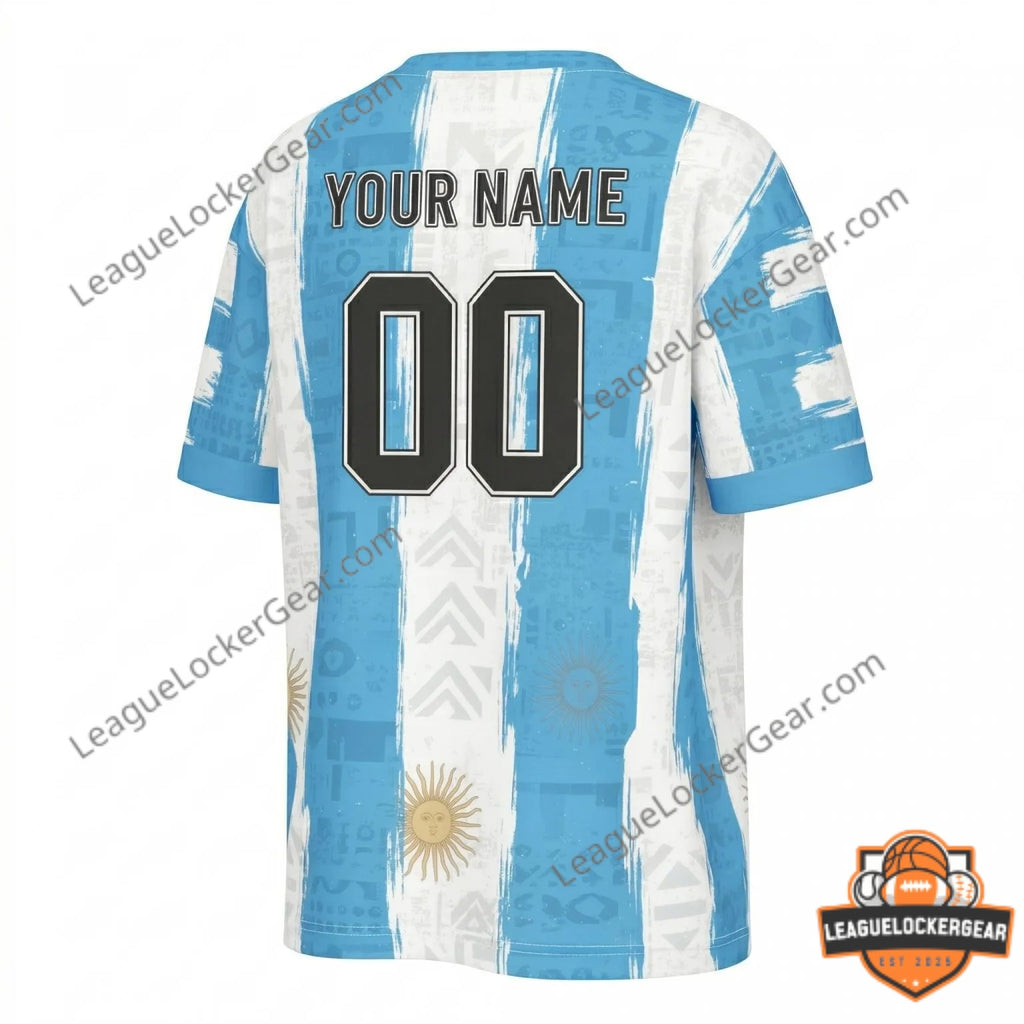 Argentina World Cup 2026 Custom Football Jersey