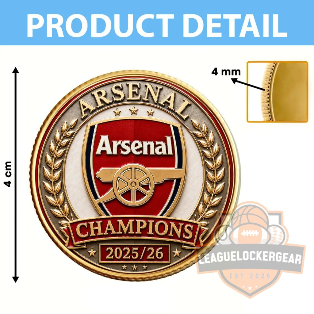 Arsenal 2025/26 Premier League Champions Commemorative Coin