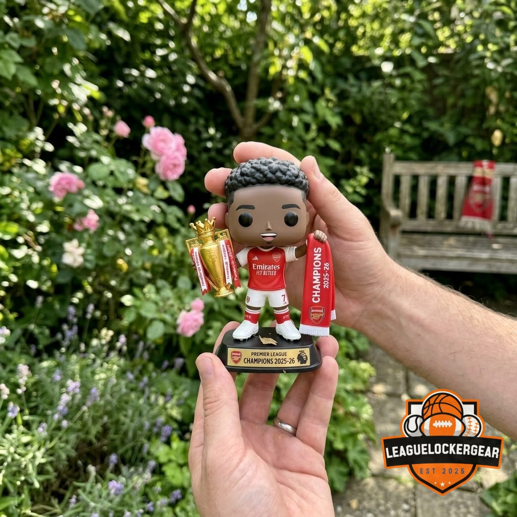 Arsenal FC Premier League Champions Saka Best Player Edition Funko Pop