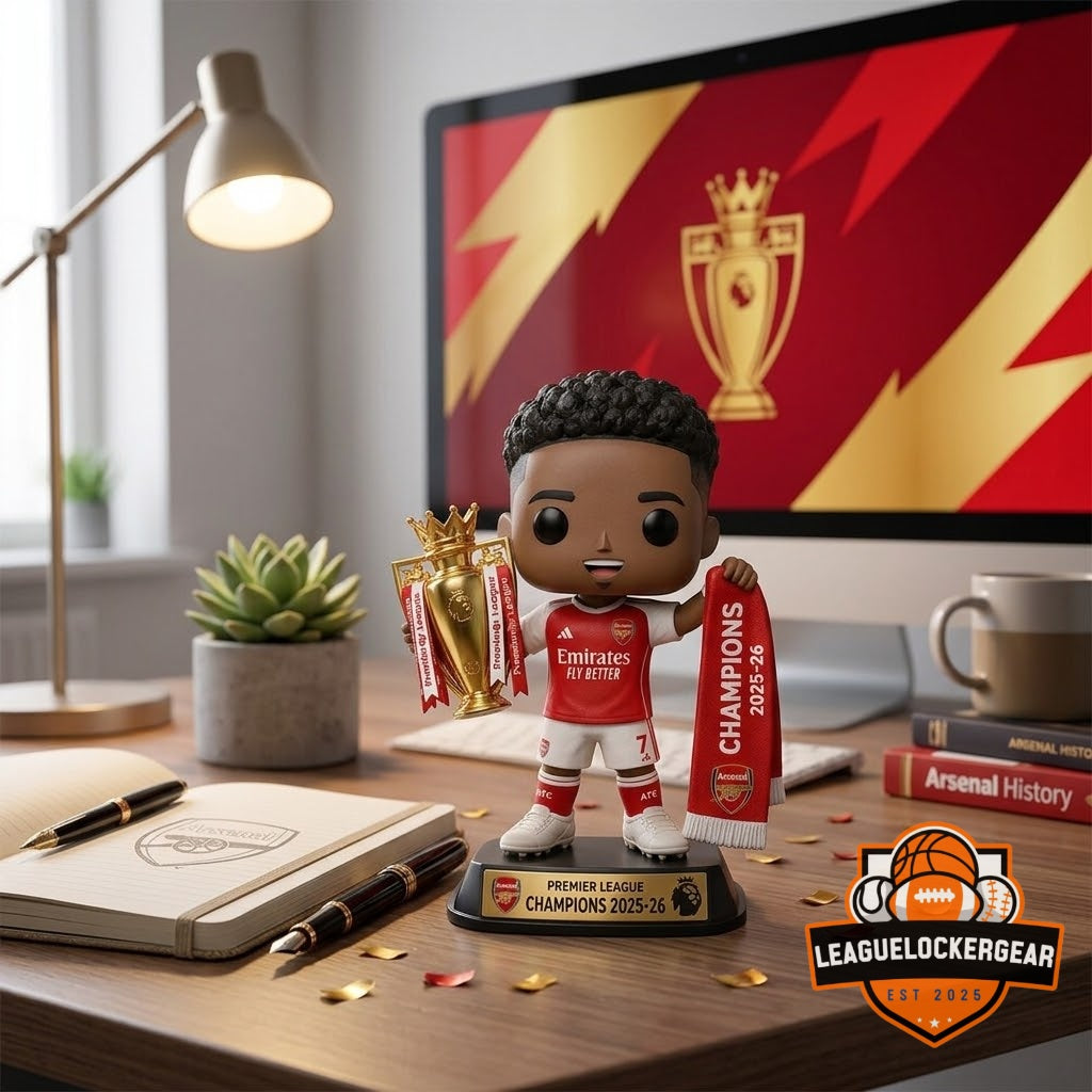 Arsenal FC Premier League Champions Saka Best Player Edition Funko Pop