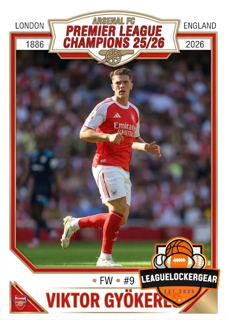 Arsenal FC Premier League Champions Season 2025/2026 Trading Card