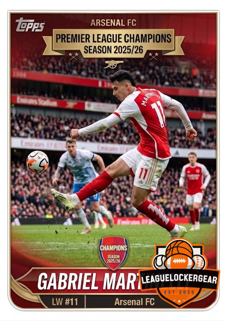 Arsenal FC Premier League Champions Season 2025/2026 Trading Card