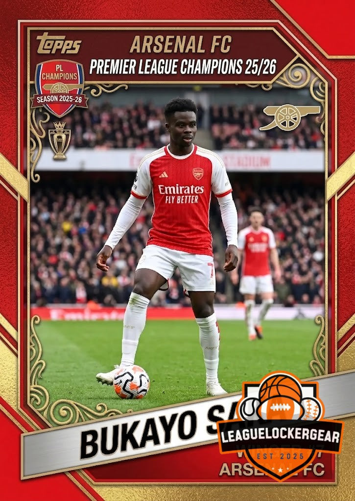 Arsenal FC Premier League Champions Season 2025/2026 Trading Card