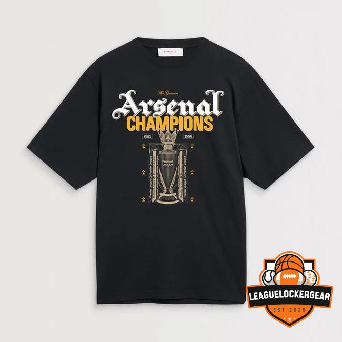 Arsenal Football Club Champions 25/26 Premier League T-Shirt