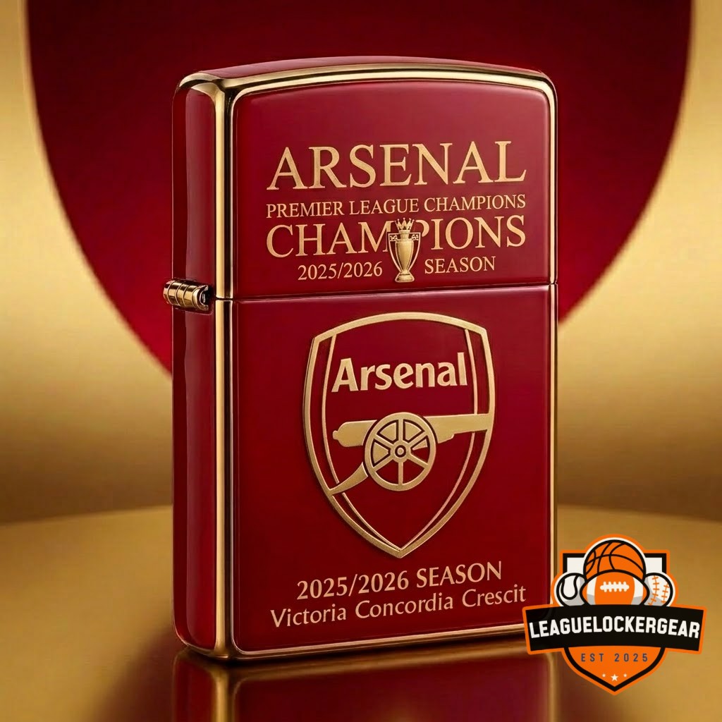 Arsenal Premier League Champions 2025/2026 Season Zippo Lighter