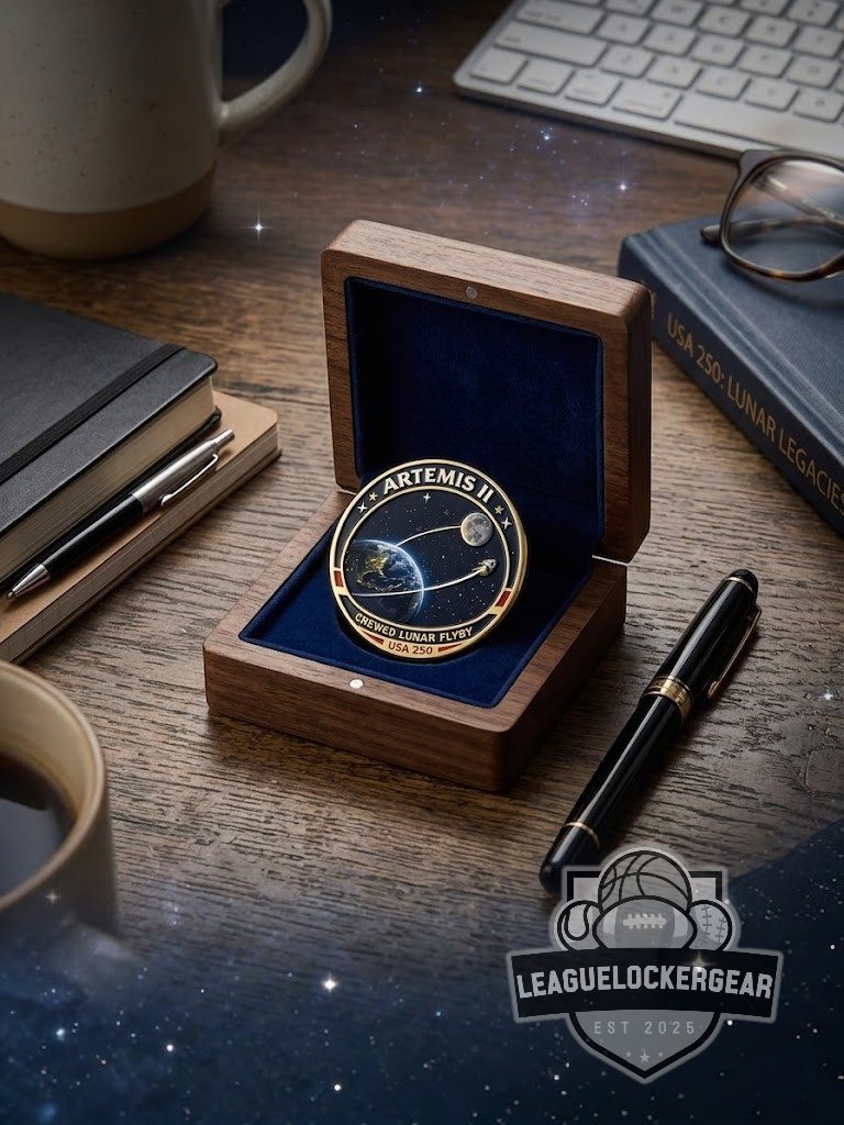 Artemis II Crewed Lunar Flyby USA 250 Commemorative Coin