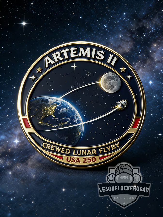 Artemis II Crewed Lunar Flyby USA 250 Commemorative Coin