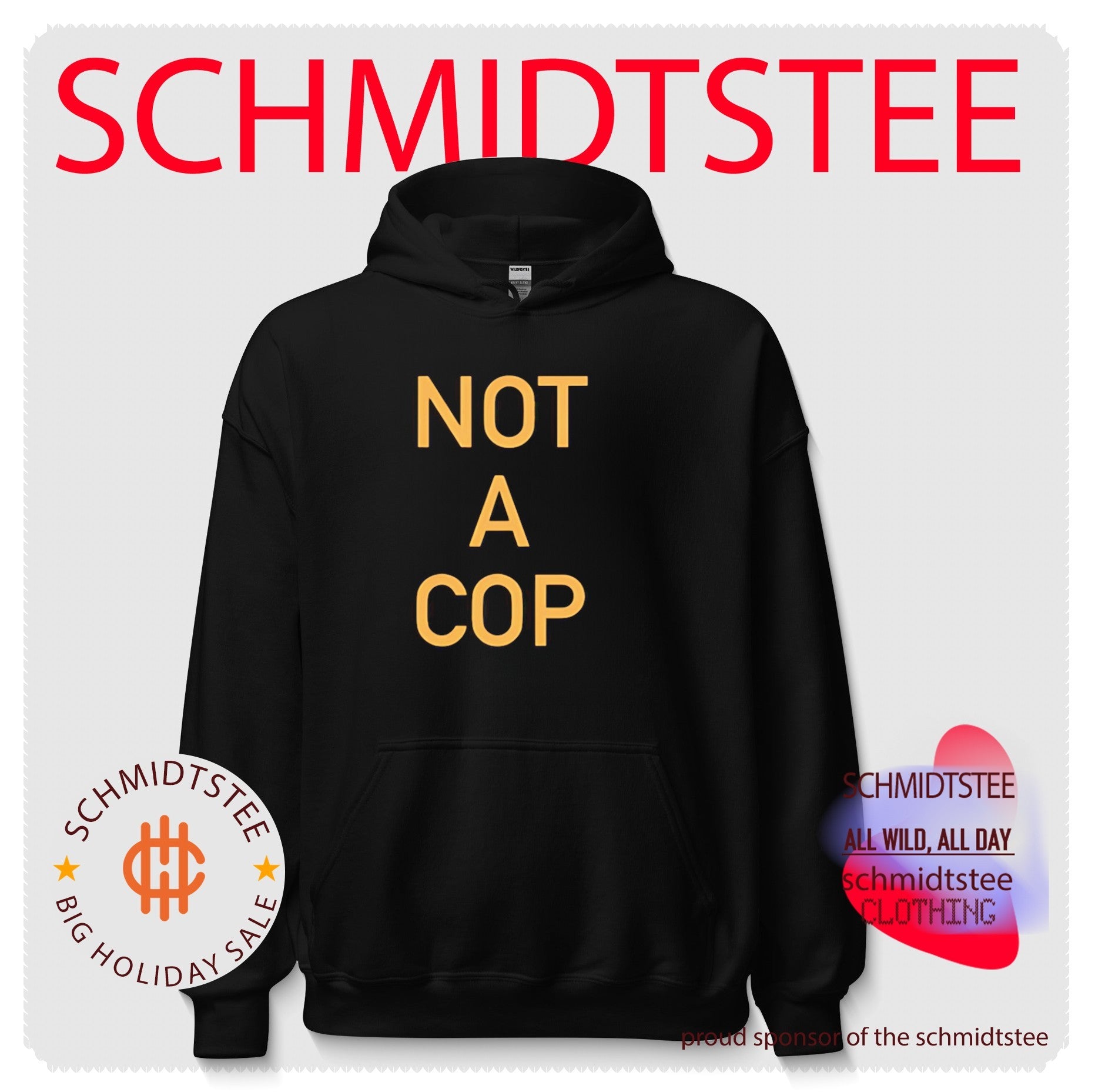 Not a Cop undercover funny humor law enforcement shirt