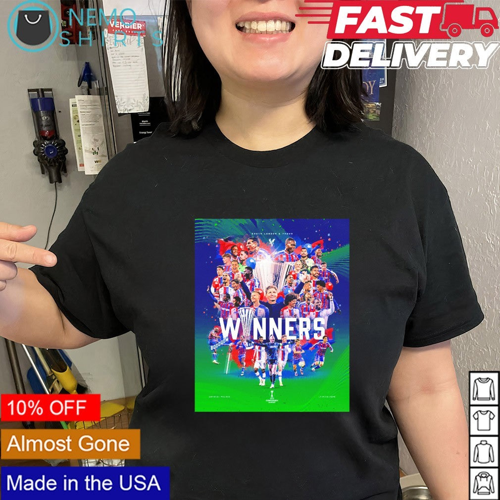 Crystal Palace FC winners champions of Europe shirt