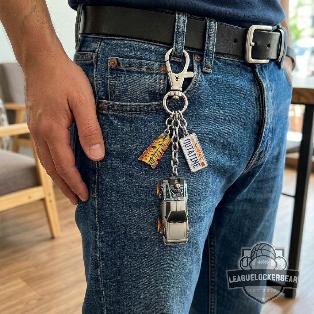 Back to the Future Keychain