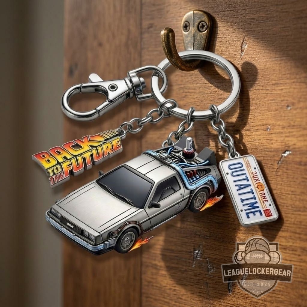 Back to the Future Keychain
