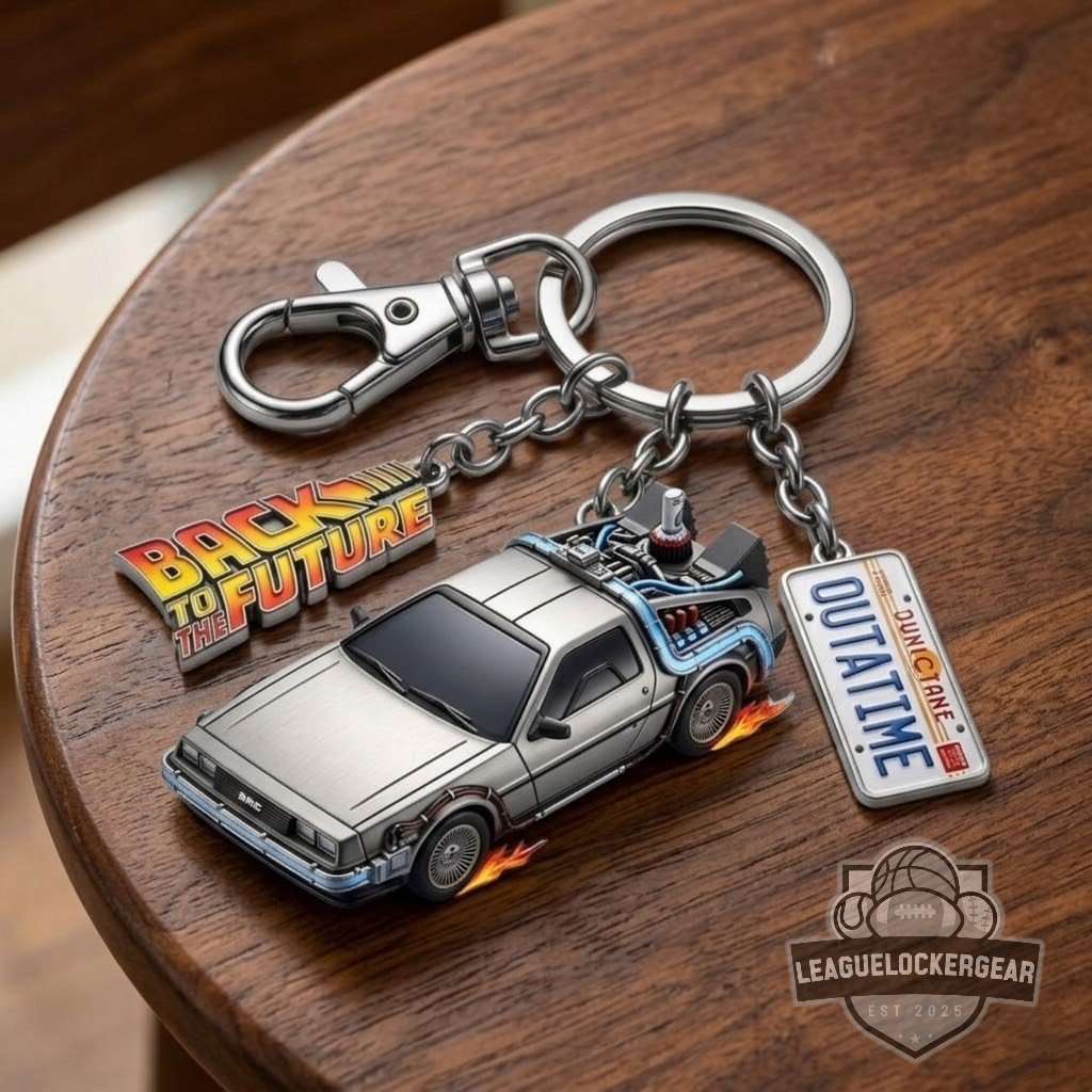 Back to the Future Keychain