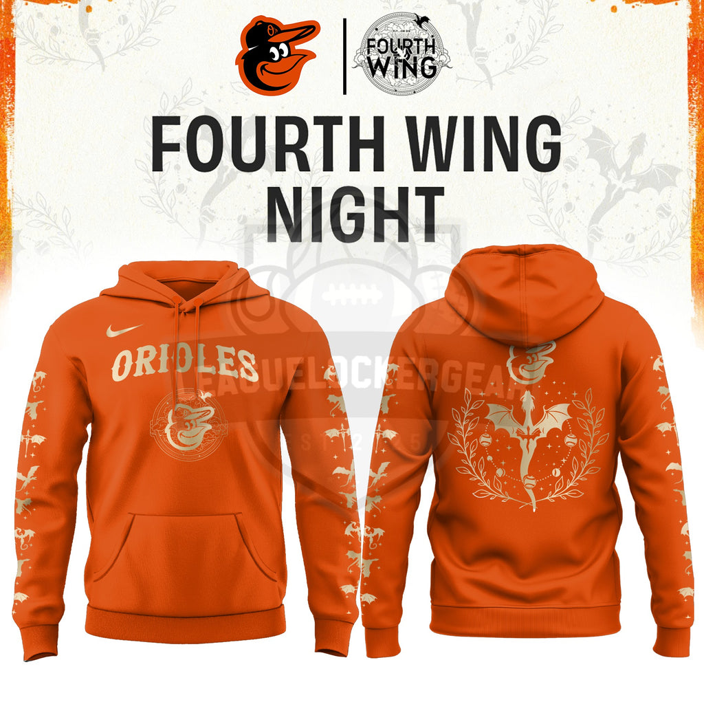 Baltimore Orioles Fourth Wing Night Hoodie
