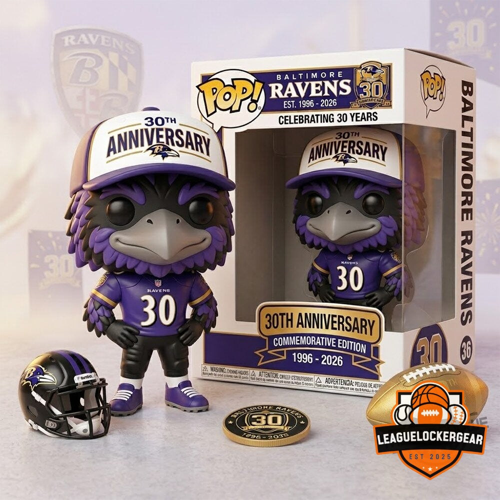 Baltimore Ravens 30th Anniversary 1996-2026 Funko Pop Figure