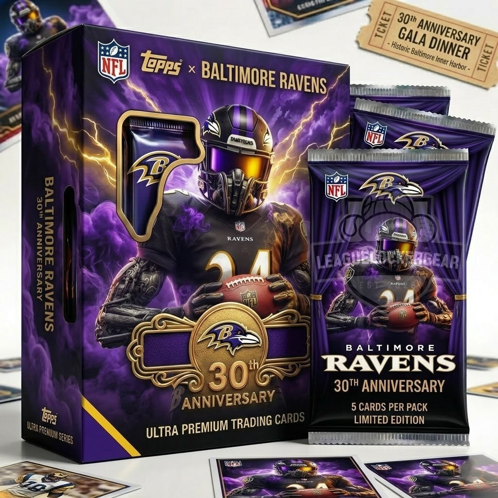 Baltimore Ravens 30th Anniversary Trading Cards
