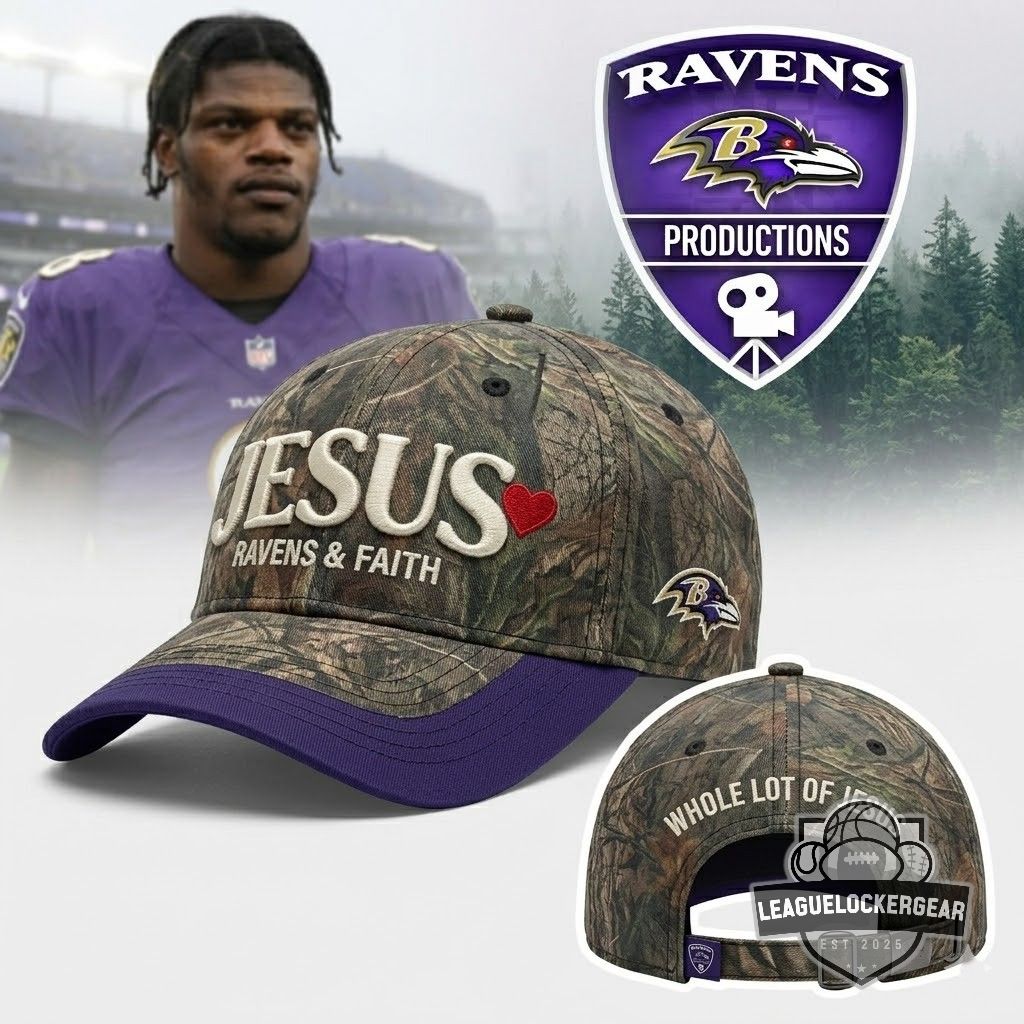 Baltimore Ravens I Love Jesus Camo Hoodie