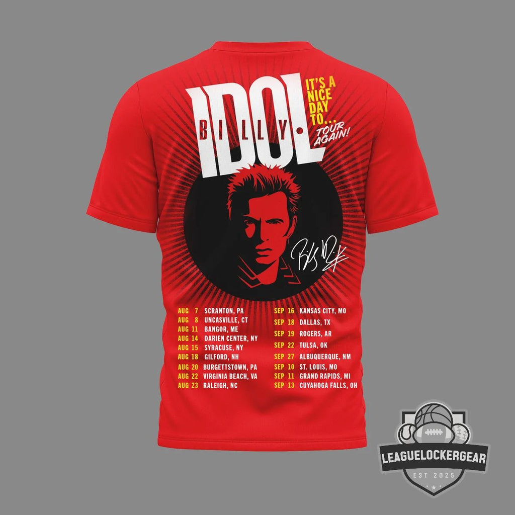 Billy Idol Should Be Dead It’s A Nice Day To Tour Again T-Shirt