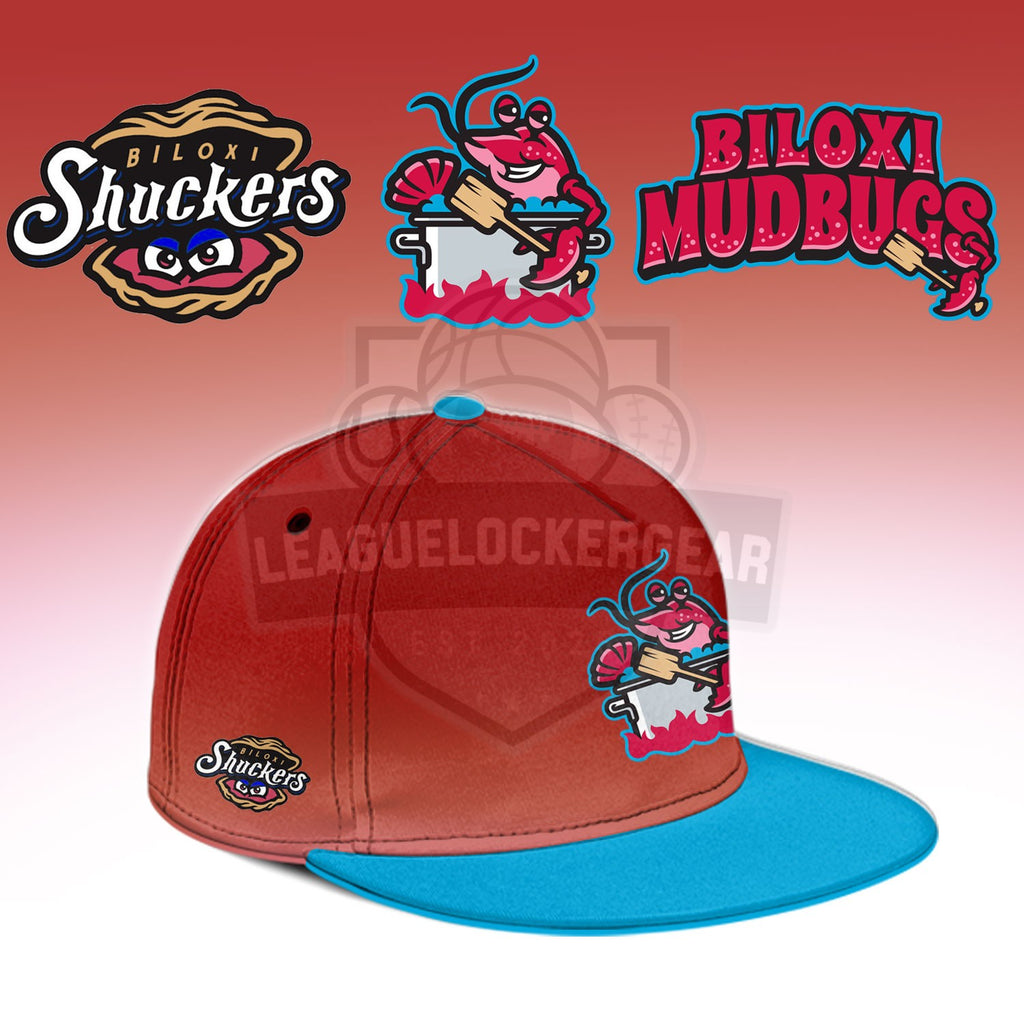 Biloxi Shuckers Biloxi Mudbugs Baseball Jersey and Cap Set