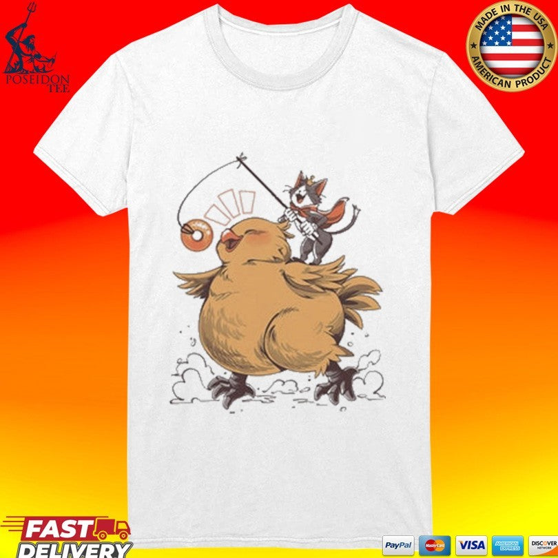Bird Meets Cat Pop Culture Wizard T-shirt