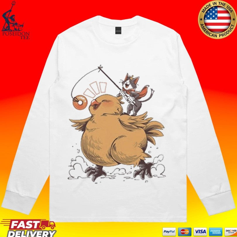 Bird Meets Cat Pop Culture Wizard T-shirt