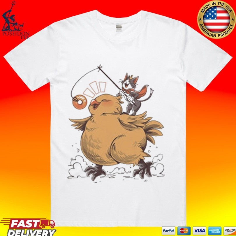 Bird Meets Cat Pop Culture Wizard T-shirt