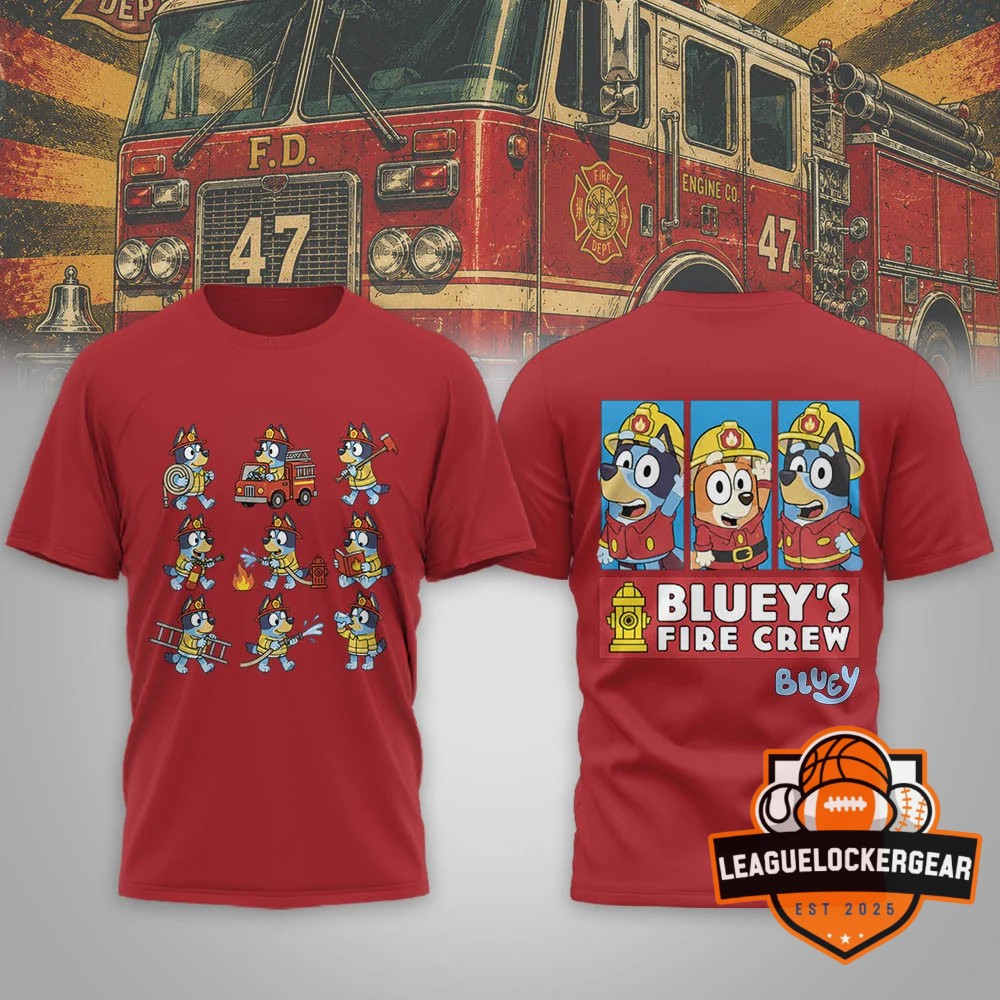 Bluey Fire Crew T-Shirt