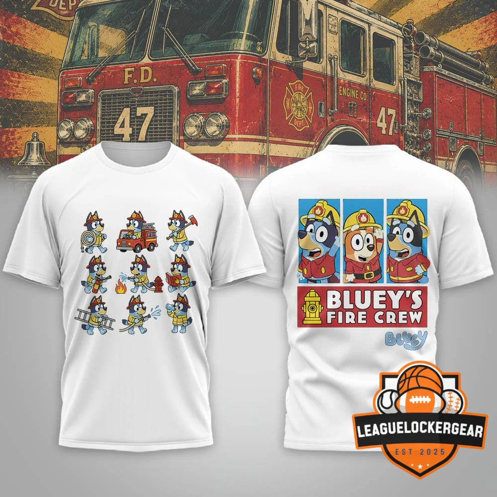 Bluey Fire Crew T-Shirt