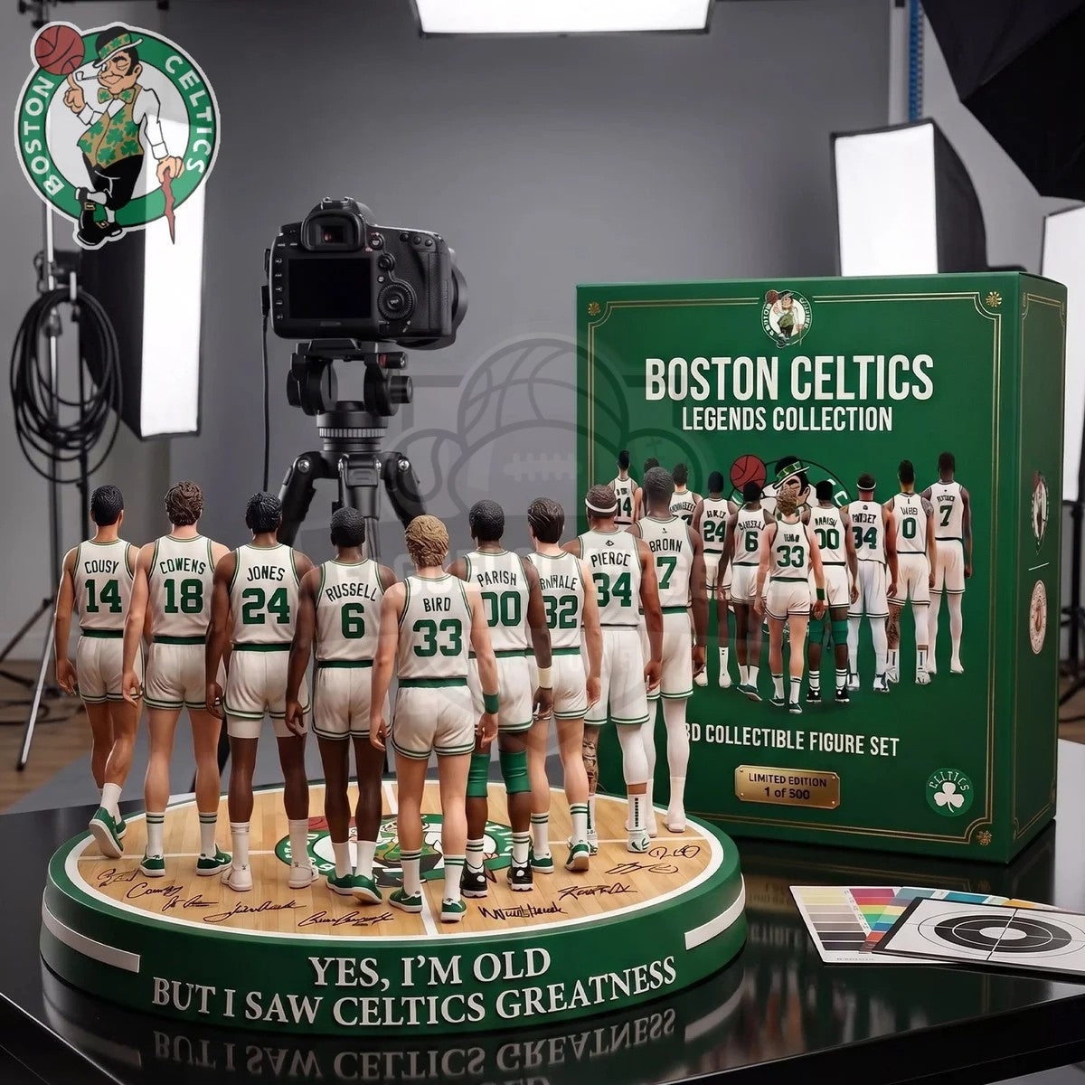 Boston Celtics Legends Collection Yes I’m Old But I Saw Greatness Acrylic Plaque