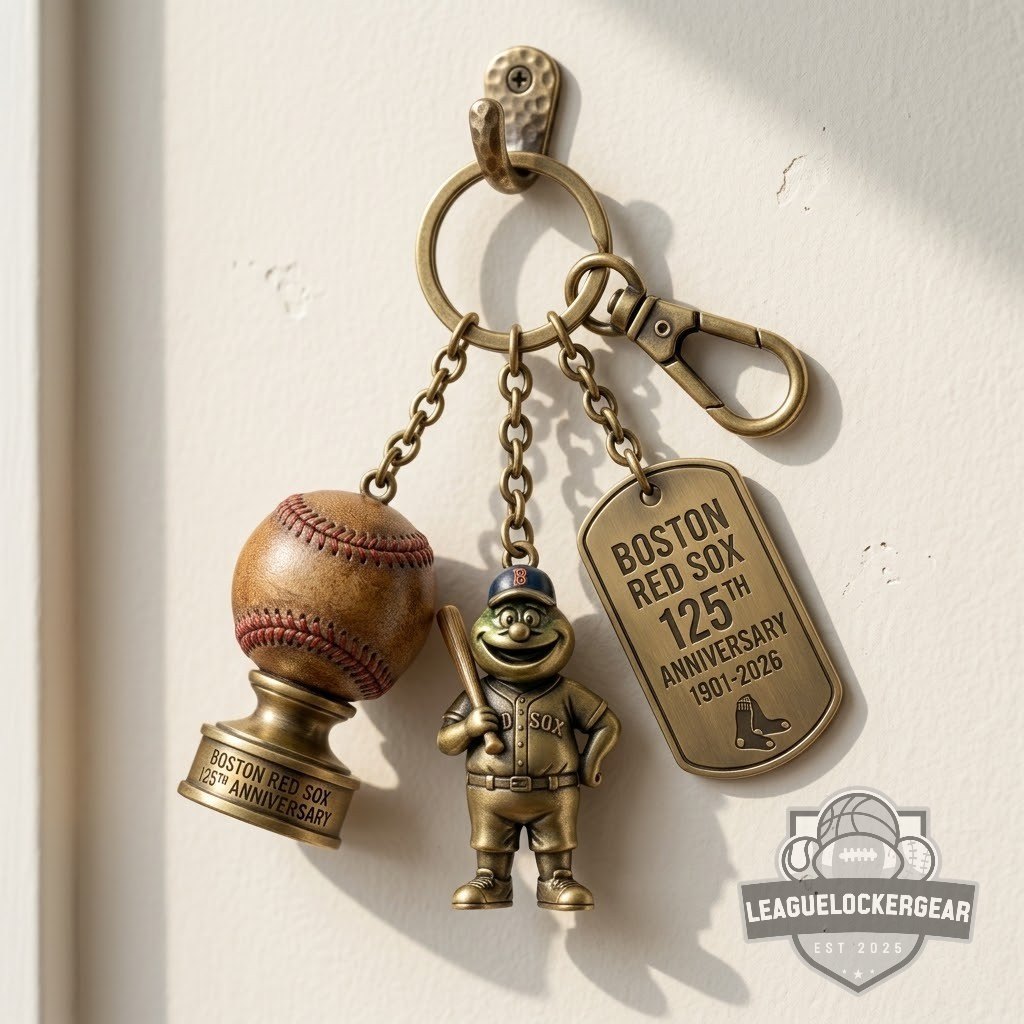 Boston Red Sox 125th Anniversary 1901-2026 Keychain
