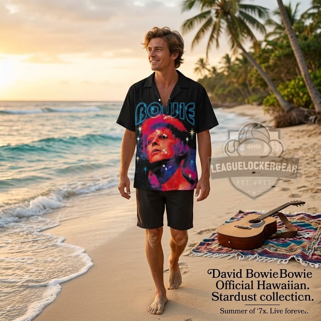 Bowie Iconic Art Hawaiian Shirt