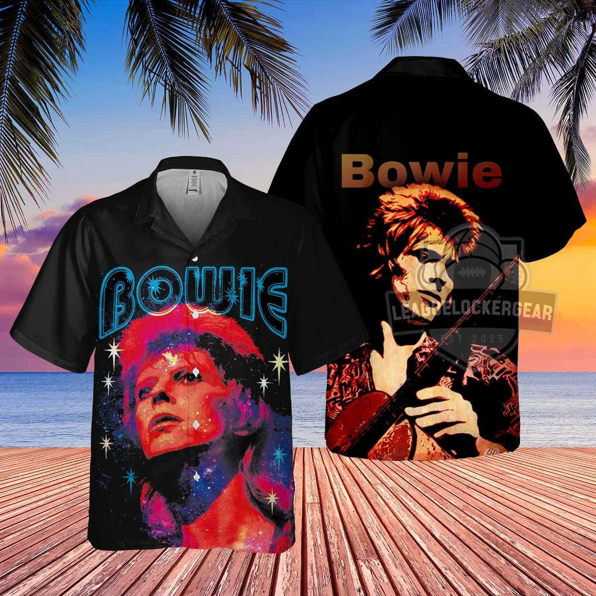 Bowie Iconic Art Hawaiian Shirt