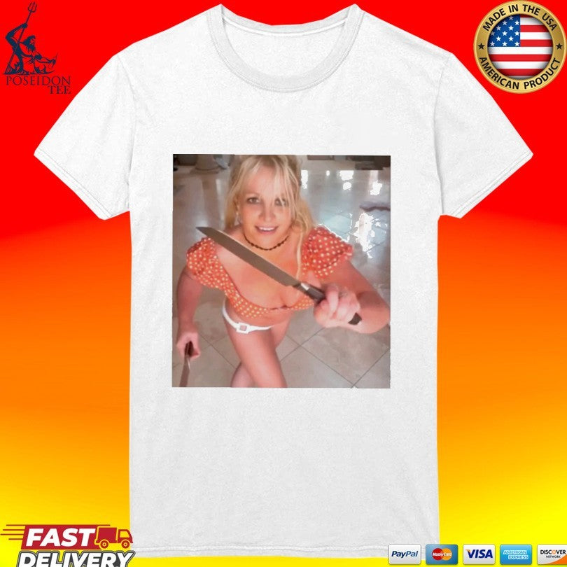 Britney Spears Butcher Baby Knife Dance T-shirt