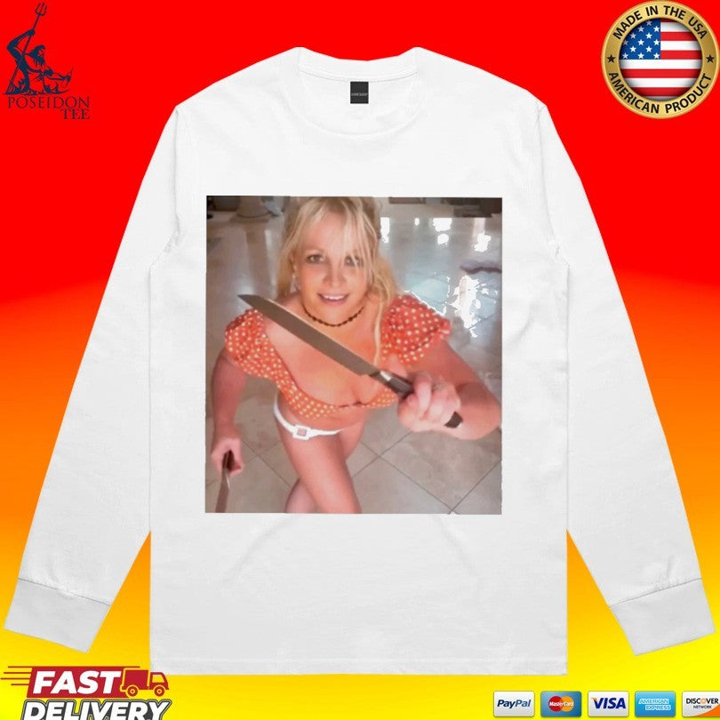 Britney Spears Butcher Baby Knife Dance T-shirt