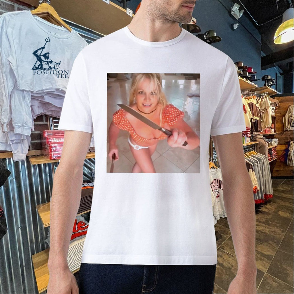 Britney Spears Butcher Baby Knife Dance T-shirt
